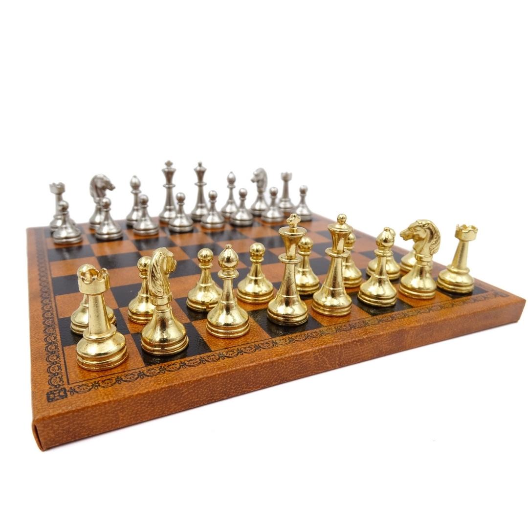 Exclusive Metal Magnetic Italfama Chess Set 18x18 cm – N300