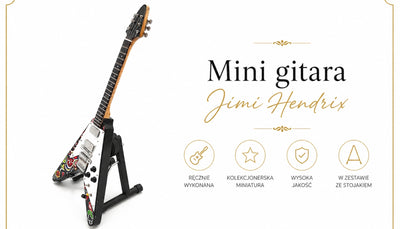 Mini guitar Jimi Hendrix - Psychedelic F. V - MGT-1182