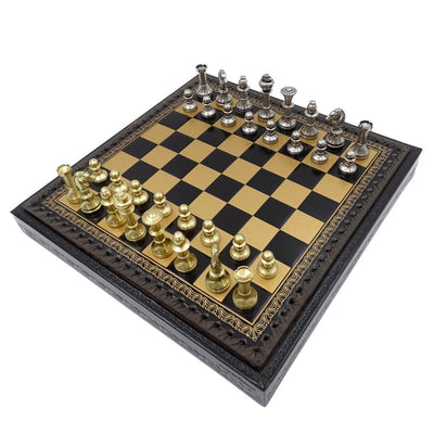 Exclusive Brass Italfama Chess Set 28x28 cm – N001