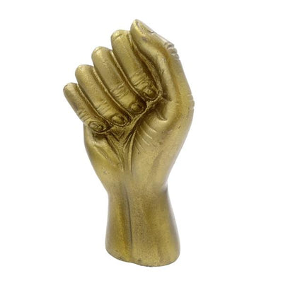 Clenched fist decorative aluminum figurine 18cm - 20755-18