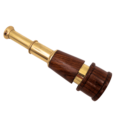 Retro Brass and Wooden Spyglass – HT021