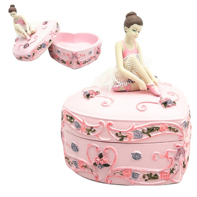Heart-Shaped Ballerina Music Box, Swan Lake – MP-19031