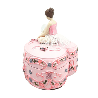 Heart-Shaped Ballerina Music Box, Swan Lake – MP-19031