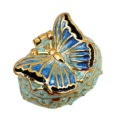 Exclusive Jewelry Box Trinket Box - Butterfly with Crystals - B0782-00BL