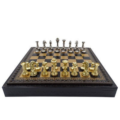 Exclusive Brass Italfama Chess Set 28x28 cm – N001