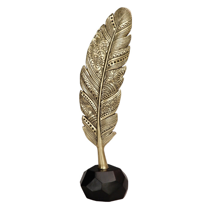 Gold decoration - Feather - 30,7 cm - 43933FJH