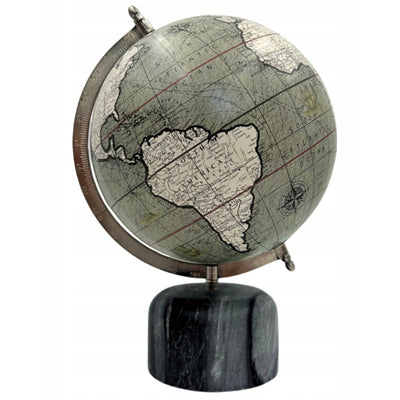 Decorative Globe on a Stone Base 30cm - GLB-68