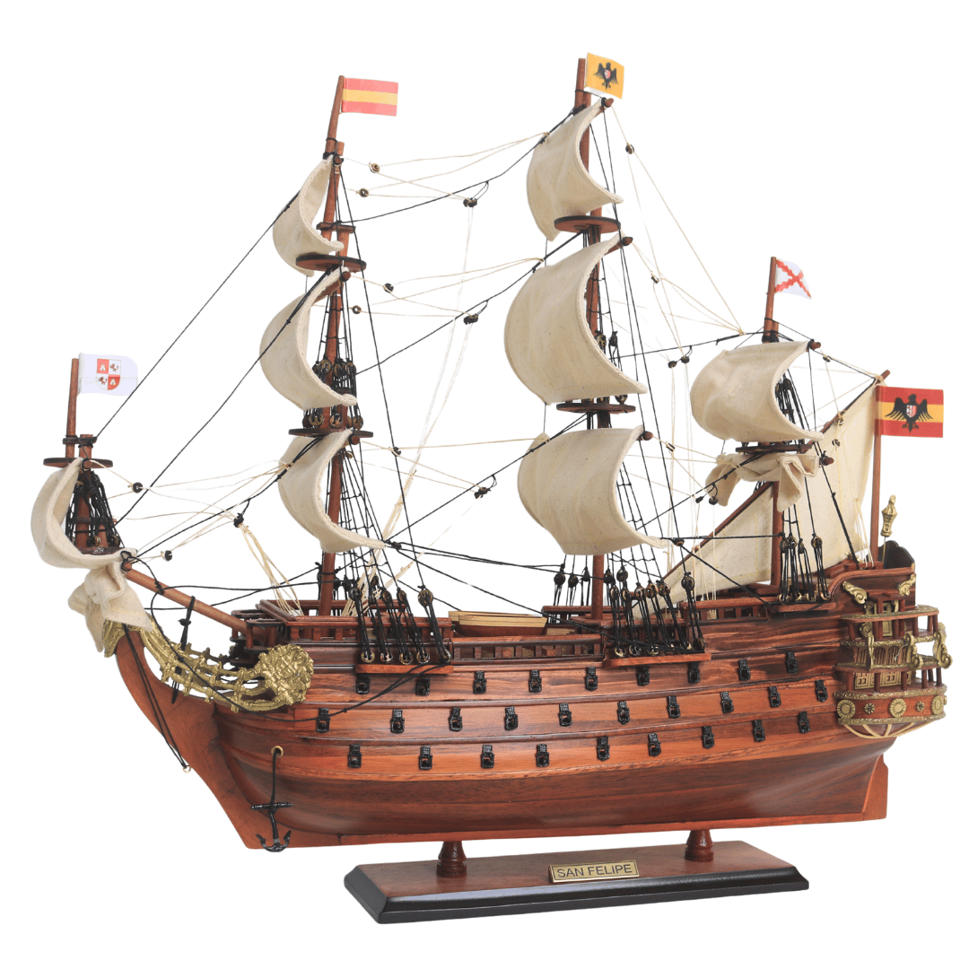 Exclusive San Felipe sailing ship model - SF4, with the option of personalization by engraving