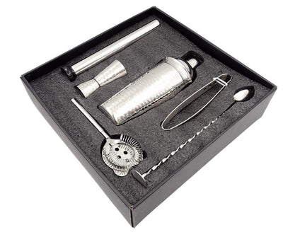 Steel Bartender Set, 6 Pieces