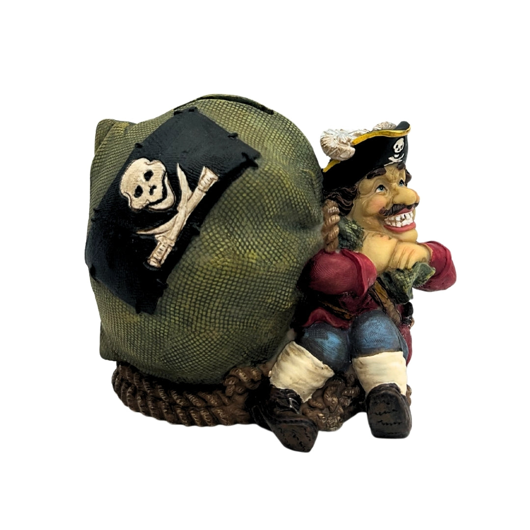 Decorative Pirate with Treasure Money Box 14 cm - CE03852