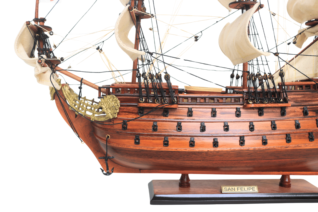 Exclusive San Felipe sailing ship model - SF4, with the option of personalization by engraving