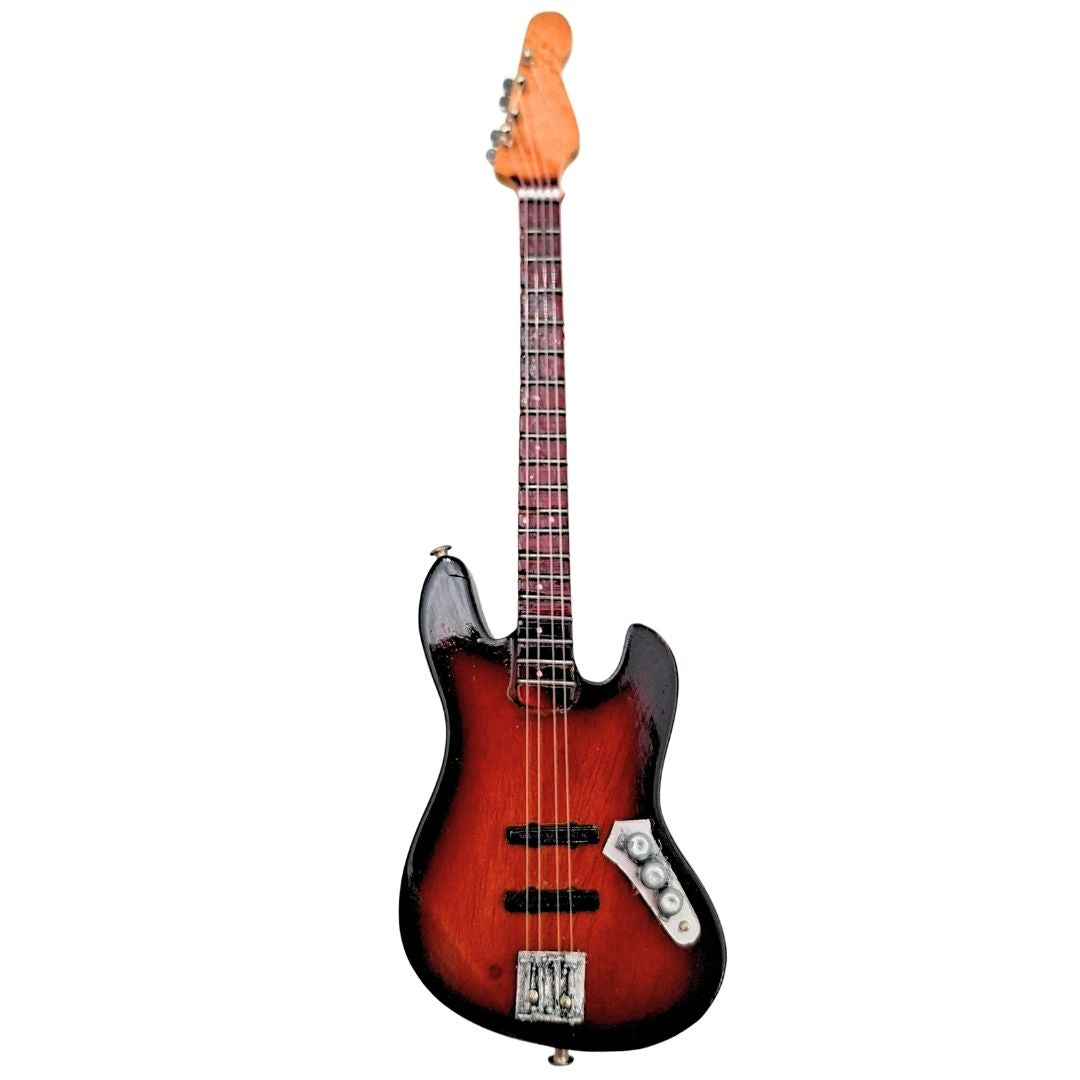 15 cm Decorative Mini Guitar on a Stand, Personalizable with Engraving