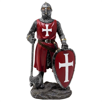 Crusader Knight Figurine 18,5 cm – Polyresin – MC-23133