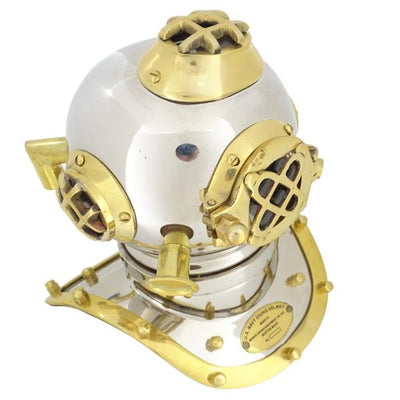 Brass US Navy Mark IV diver's helmet – nautical decoration - DH93