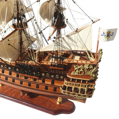 Luxury 65cm Soleil Royal sailing ship model - SOL6, with the option of personalization by engraving
