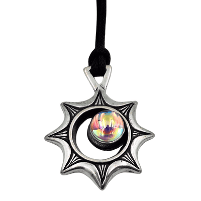 Solar Eclipse Necklace – Optical Illusion – Gift for a Traveler - ECL32