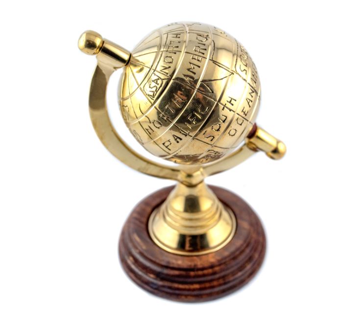 Decorative metal globe - GWB61