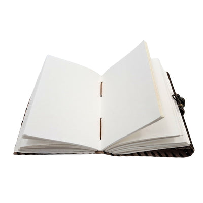 Retro Leather Notebook 200 Pages Sun and Moon 200 Pages - AH05