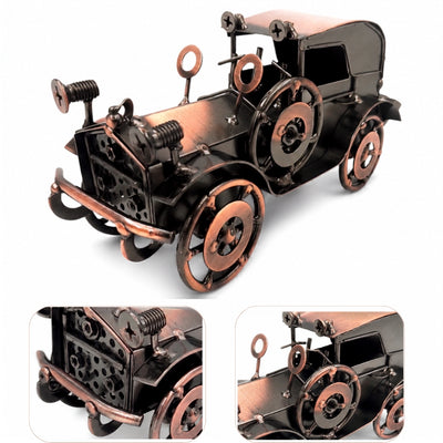 Metal Retro Automobile Model Vintage Car Decoration - Q87