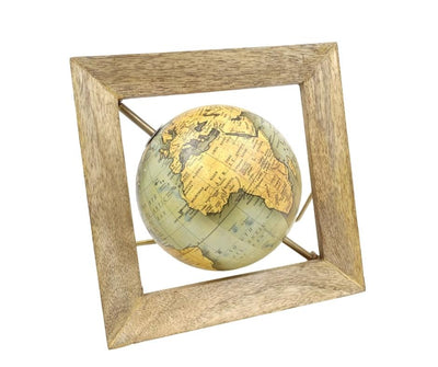 Decorative Globe in a Wooden Frame GLB-40