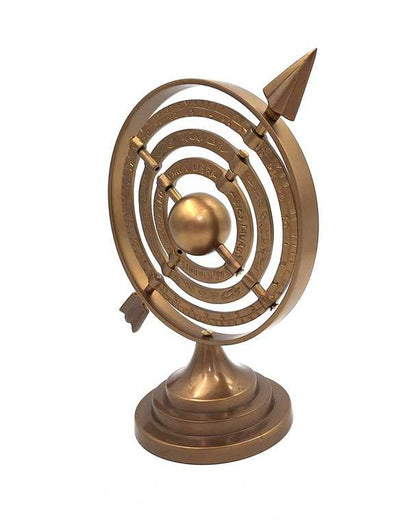 Aluminum Arrow Spherical Astrolabe - Height 30cm - NI9114A