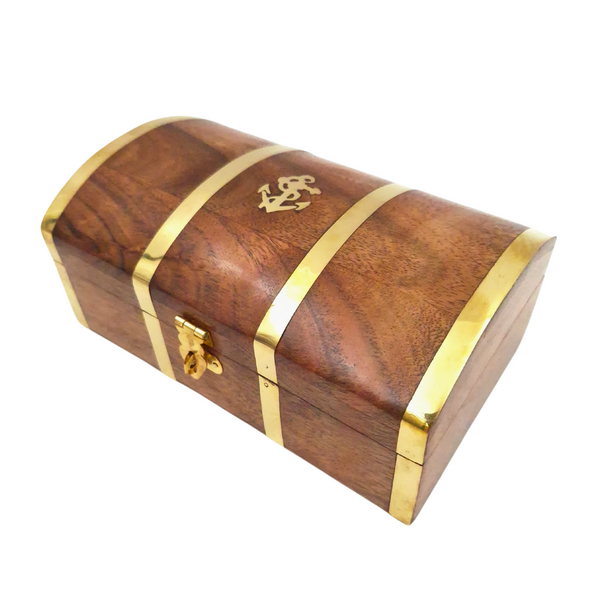 Vintage Nautical Wooden Box - DNU-020