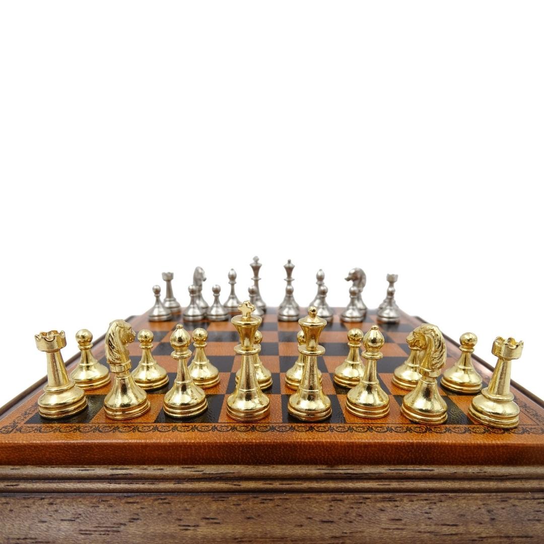 Exclusive Metal Magnetic Italfama Chess Set 18x18 cm – N300