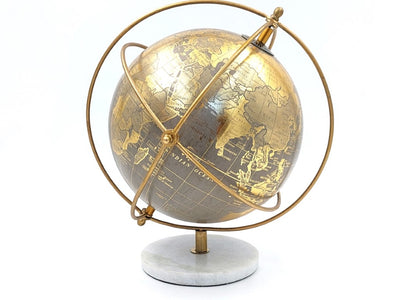 Decorative Globe on a Stone Base GLB-127