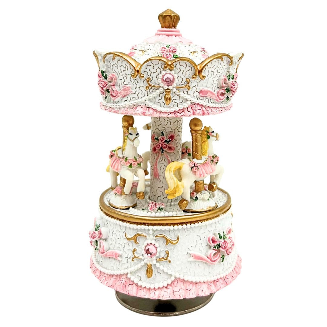 Pastel Carousel Music Box - MP-333