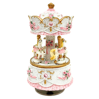 Pastel Carousel Music Box - MP-333