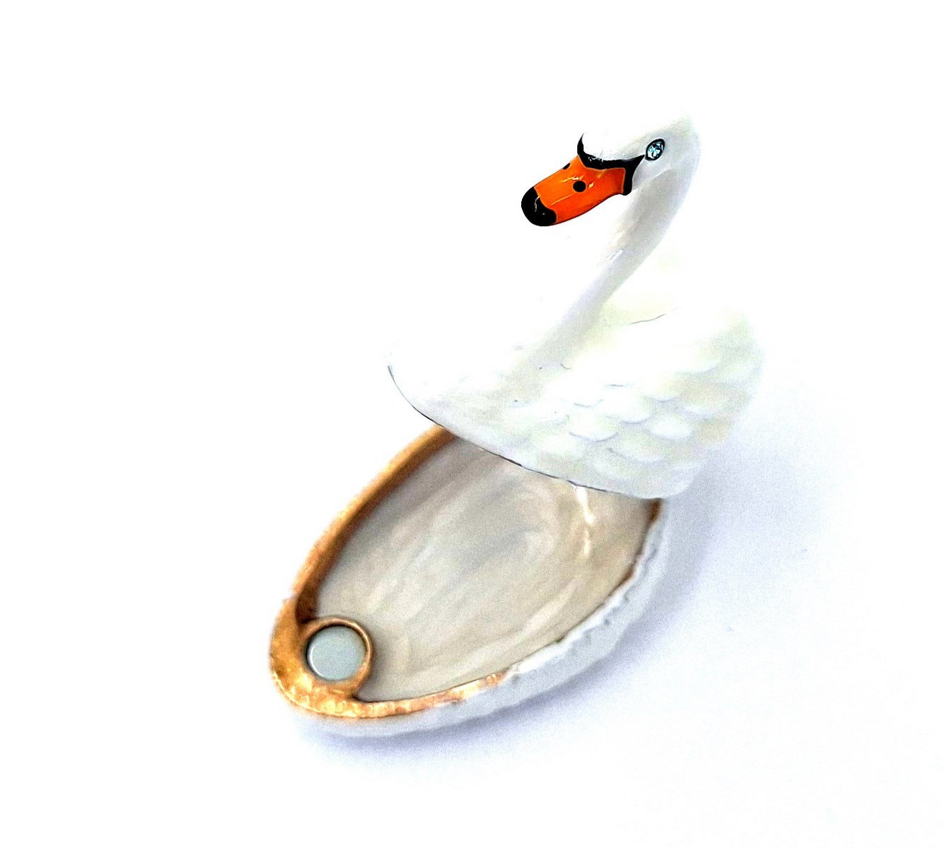 Unique Metal Gift Box – Swan - B0736-02