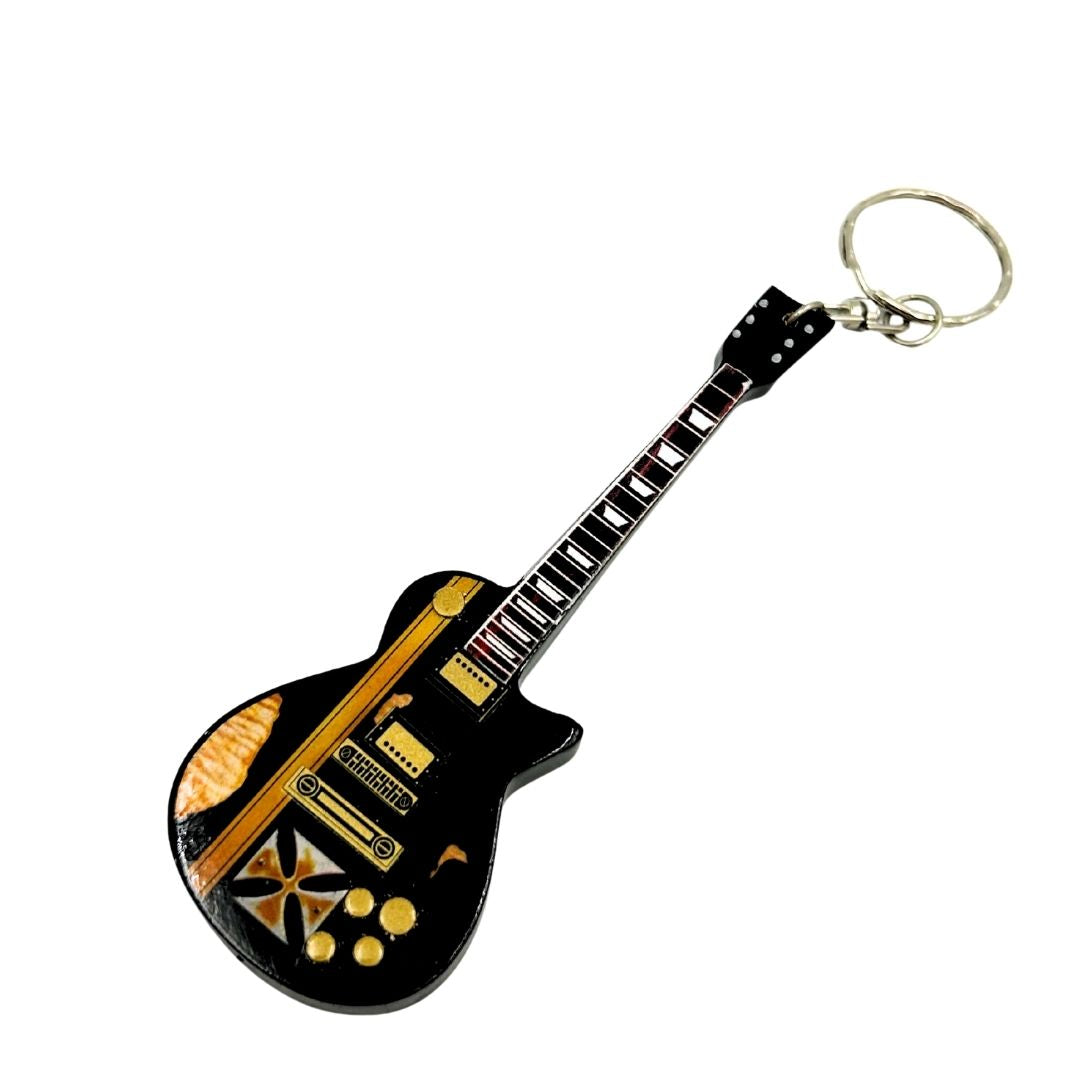 Guitar keyring in the style of Metallica - James Hetfield - Iron Cross - EGK-0191