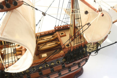Luxury 65cm Soleil Royal sailing ship model - SOL6, with the option of personalization by engraving