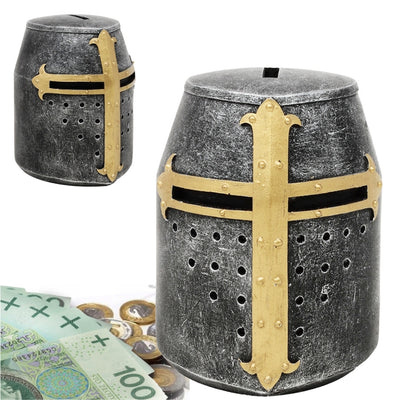 Crusader Knight Helmet Money Box – Ideal as a Gift – MC-23092