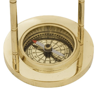 Decorative Brass Globe with Compass MX1160