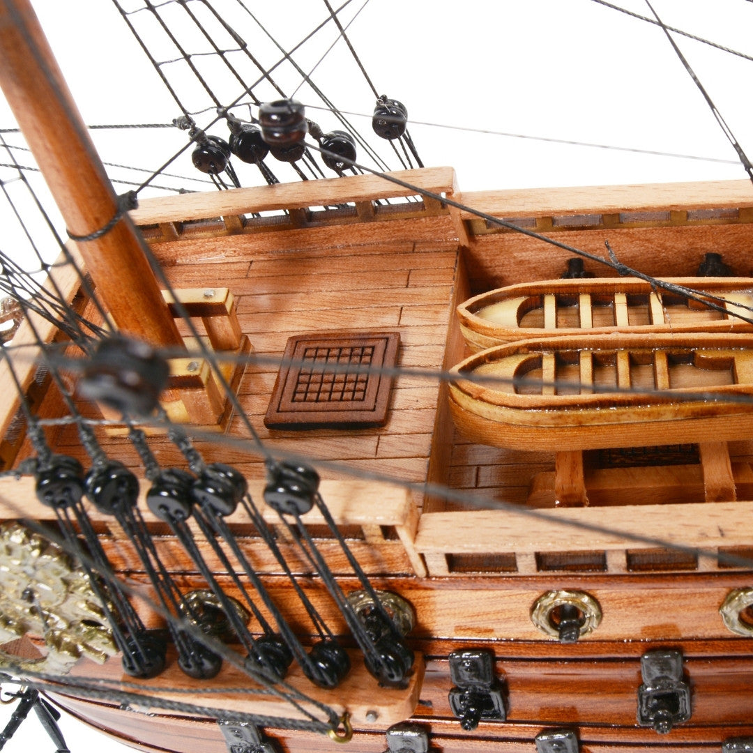 Exclusive model of the San Felipe sailing ship with unfurled sails - SF45R