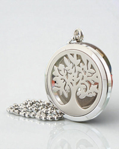 Aromalife Tree Necklace – Secret Scent Locket with Tree of Life Motif 30 mm