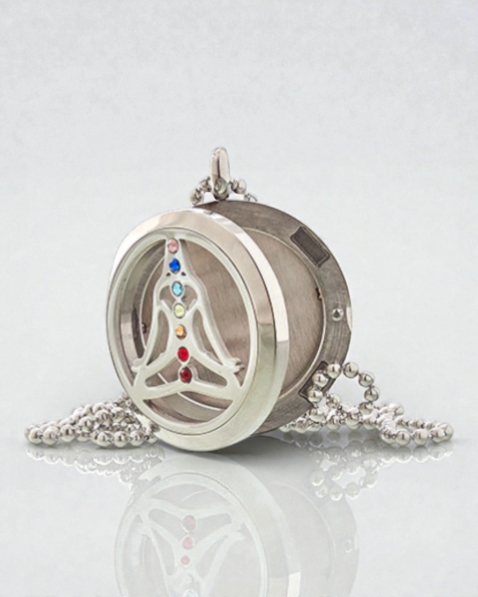 ZenAura – Aromatherapy Necklace Yoga Chakra 30 mm
