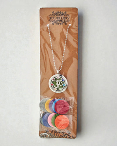 Aromalife Chakra OM Necklace – Secret Scent Locket 30 mm