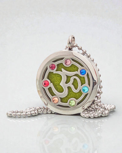 Aromalife Chakra OM Necklace – Secret Scent Locket 30 mm