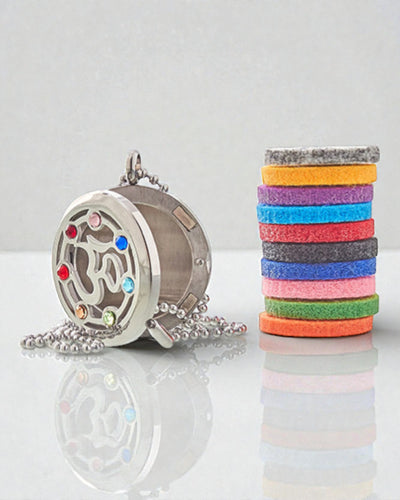 Aromalife Chakra OM Necklace – Secret Scent Locket 30 mm
