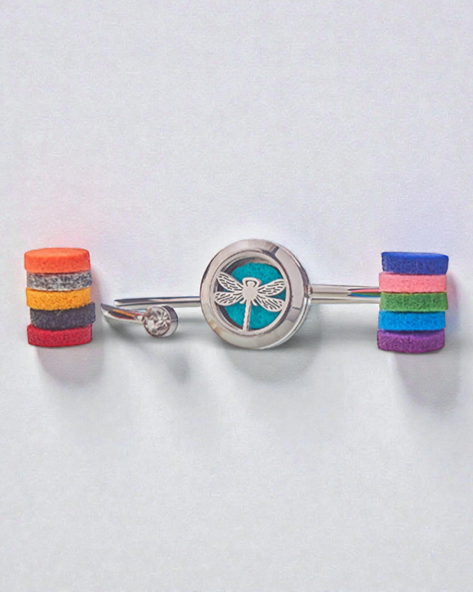 Aromalife Dragon Spirit Bracelet – Fragrance Locket with Dragonfly 20 mm