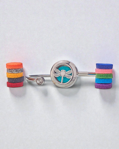 Aromalife Dragon Spirit Bracelet – Fragrance Locket with Dragonfly 20 mm