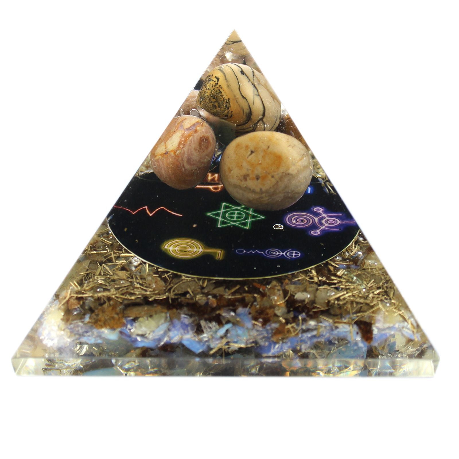 Orgonite Pyramid Midnight Reiki