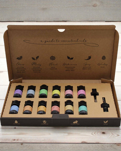 Autumn Harmony of Nature – Luxury Set of 12 Essential Oils 5 ml with Droppers
