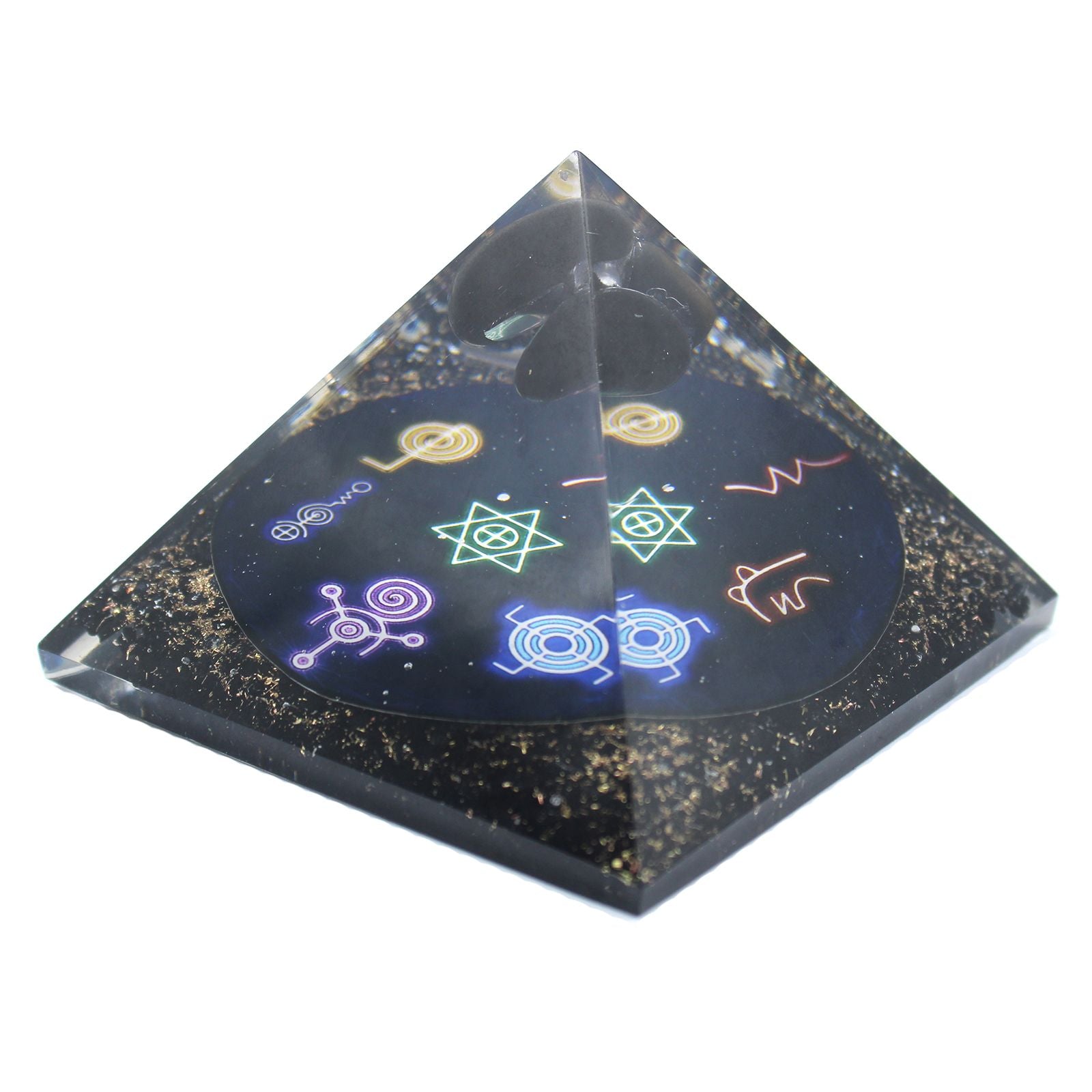 Orgonite Pyramid Midnight Reiki