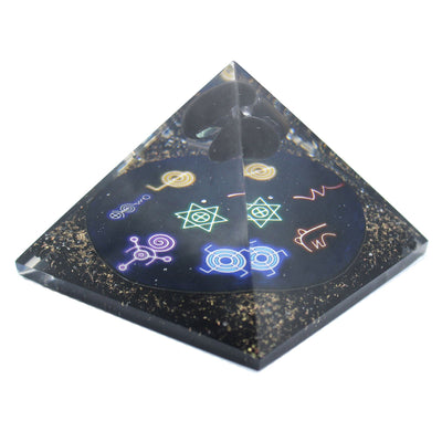 Orgonite Pyramid Midnight Reiki