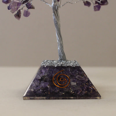 Amethyst Noble Stone Tree with Orgonite Base