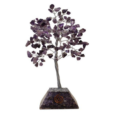 Amethyst Noble Stone Tree with Orgonite Base
