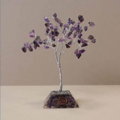 Amethyst Crystal Tree with Orgonite Base